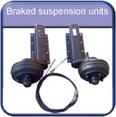 Braked suspension units