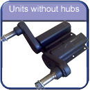 Trailer suspension units without hubs