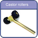 Single castor rollers 