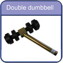 Double dumbbell rollers