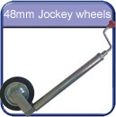 48mm Trailer jockey wheels 