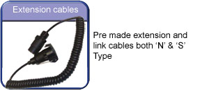 7 pin N and S trpe Extension cables for trailers and Caravans