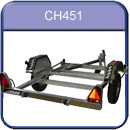 Erde CH451 Motorcycle trailer this trailer is Suitable for carrying upto 2 Motorcycles (340kg), Quads and upto 6 pushbikes