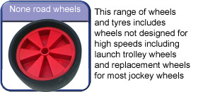 Towing and Trailers Worksop Nottinghamshire near Sheffield wheels and tyres to suit launch trollys and jockeywheels jockey wheel