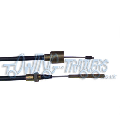 Al-ko style trailer brake cable 1320mm outer old style