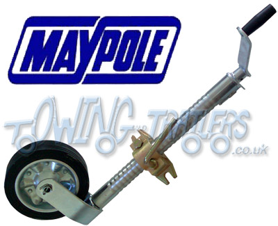 48mm Ribbed Maypole Jockey wheel + Cast clamp