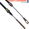 Knott Fixed Eye Trailer Brake Cable 700mm outer