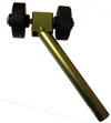 Single dumbell side roller assembly with 34mm  x 300mm pole