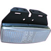 White / clear Led marker light with intergral reflectorand mounting bracket