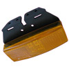 Amber LED side marker light with intergral reflector and mounting bracket