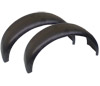 Pair of steel mudguards to suit 8 inch trailer wheel
