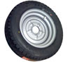 155/70 R12C trailer tyre with 5 stud 112mm PCD wheel rim