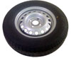 165/80 R13 4 ply Trailer tyre with 4 stud 100mm PCD wheel rim