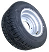 195/55R10C commercial trailer tyre and 4 stud 5.5in PCD wheel rim