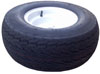 20.5x8-10 Flotation 4 ply trailer tyre on a 4 stud 100mm PCD wheel rim