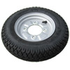 350 x 8 4ply trailer tyre with 4 stud 115mm PCD wheel rim.